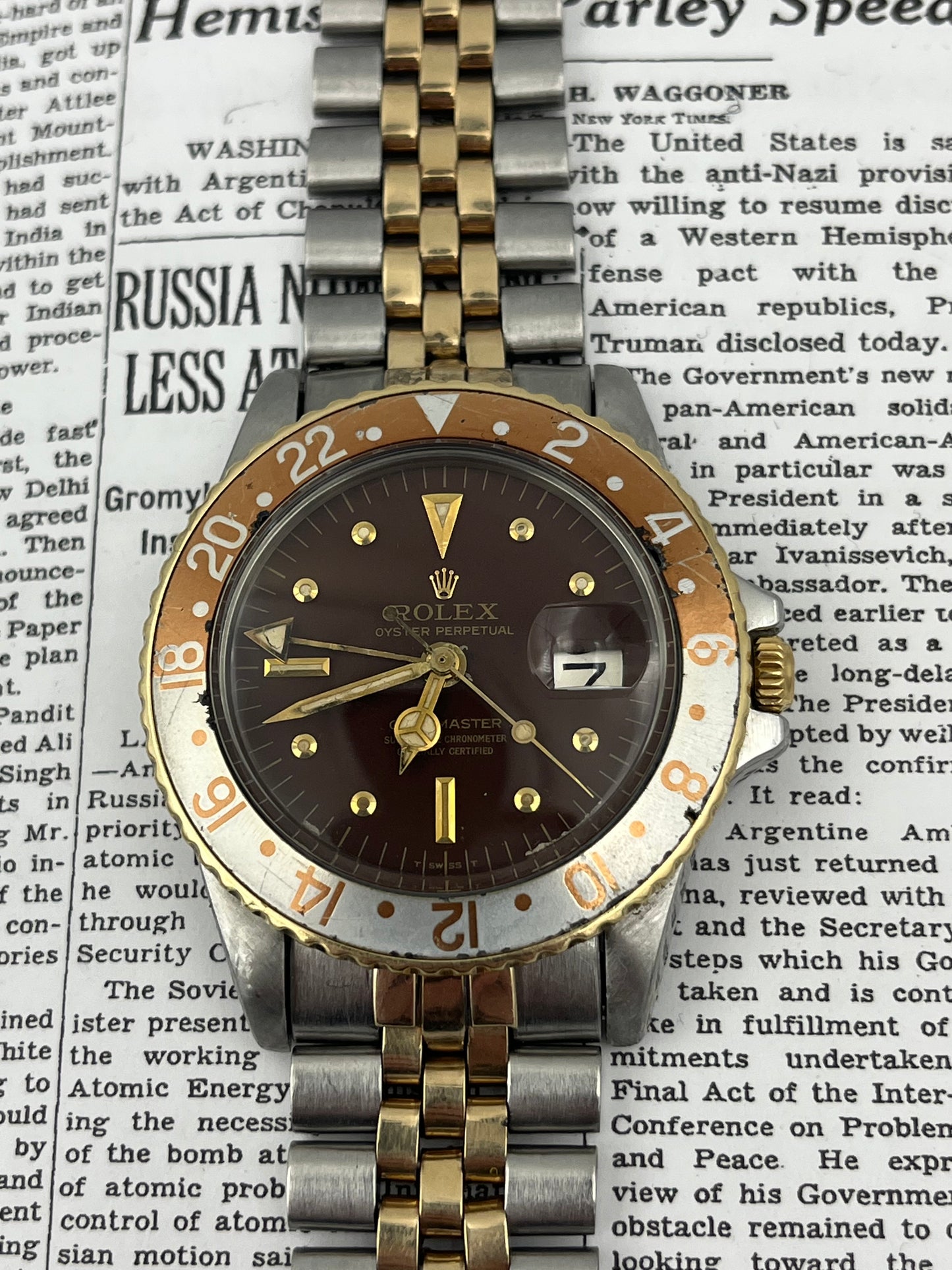 Rolex 1675 Gmt Root Beer From 1966
