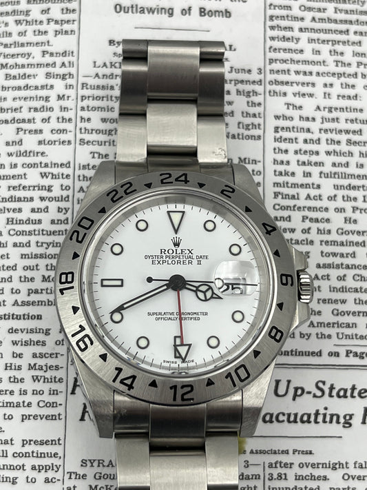 Rolex Explorer 2 16570 Polar