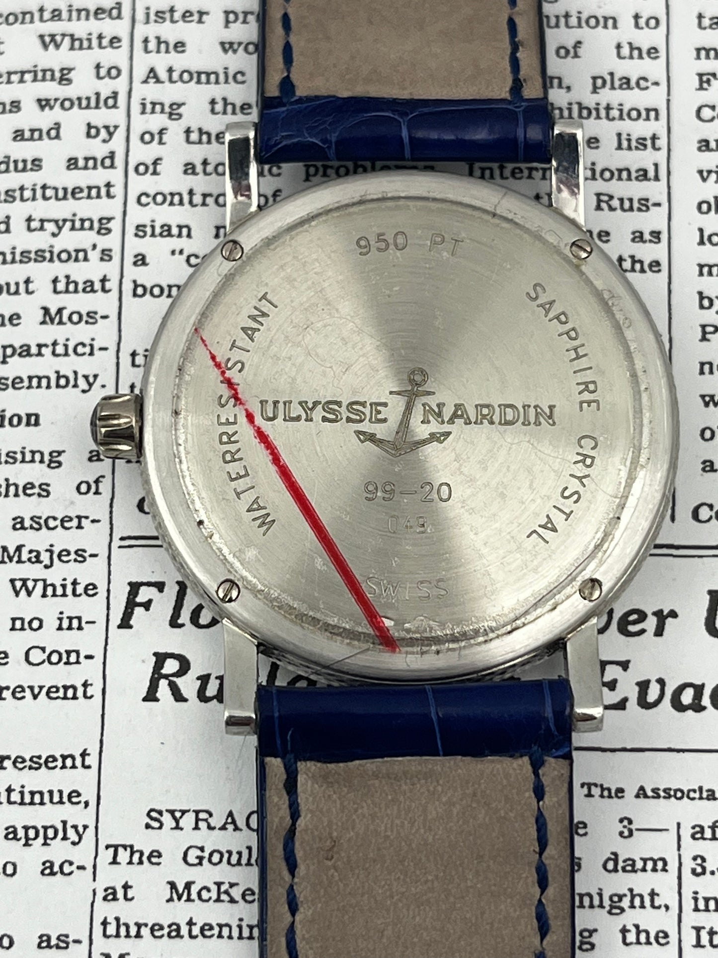 Ulysse Nardin in Platinum