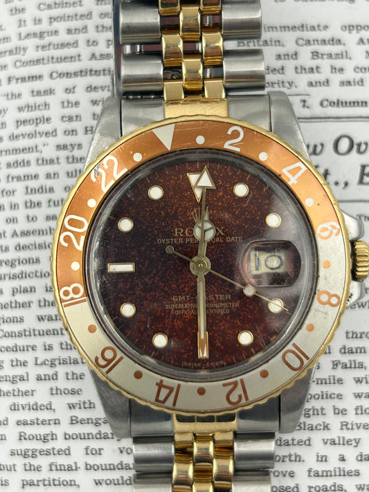 Rolex GMT Master 18k And Steel 16753