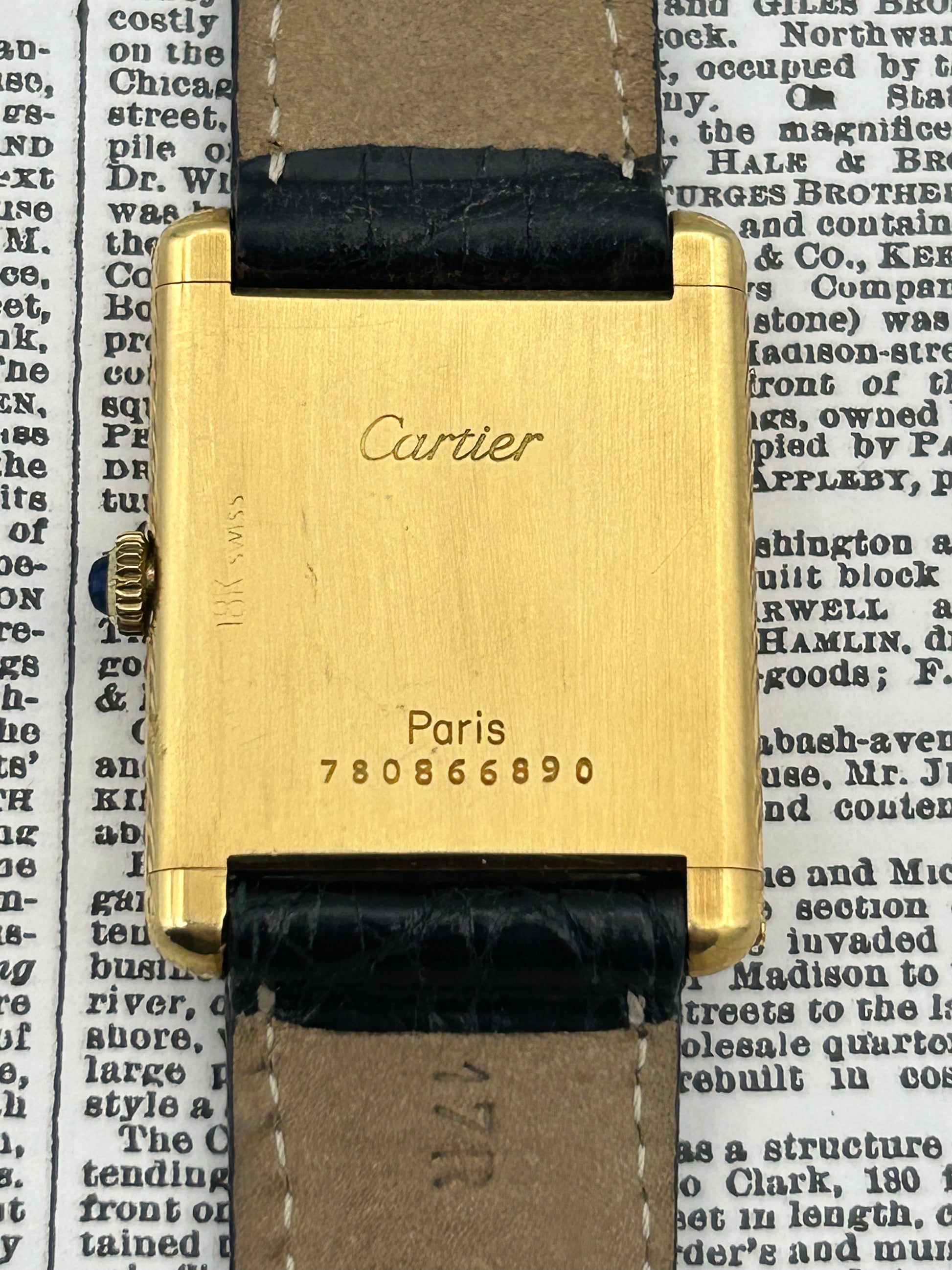 Cartier Tank Louis 18k – Manhattan Watch Company