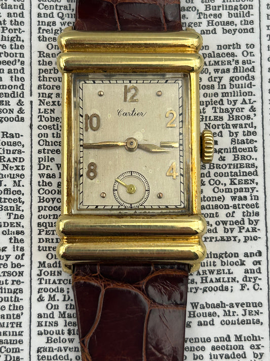 Patek Philippe Retailed By Cartier Hinged Case