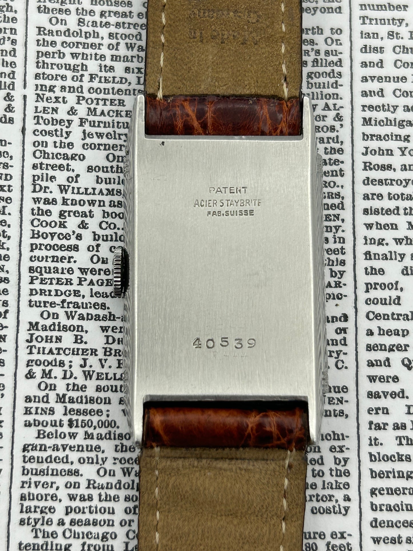 Jaeger LeCoultre Reverso From 1931 In Stainless Steel