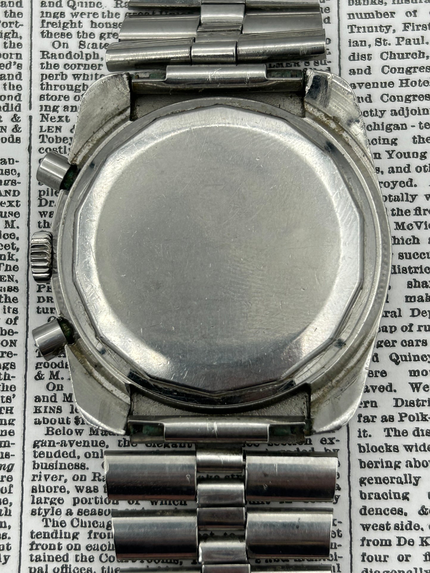 Tissot Navigator Chronograph In Steel