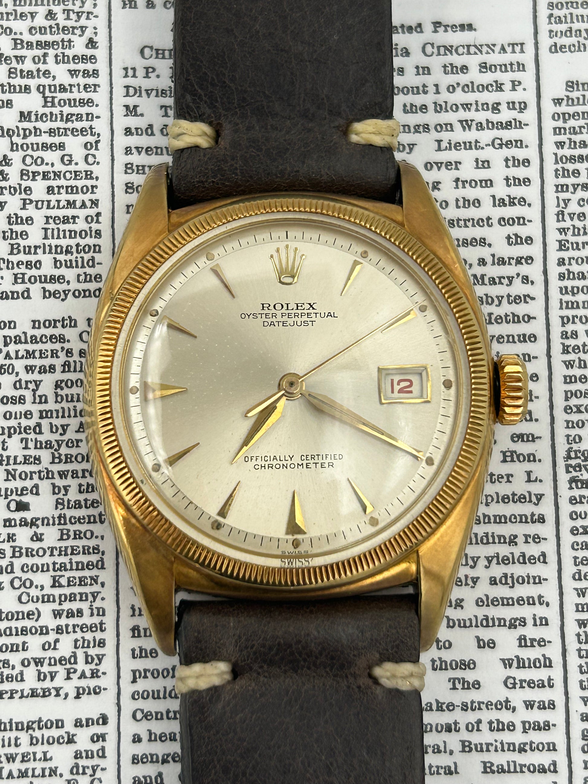 Rolex Ref 6105 1952 Red Date