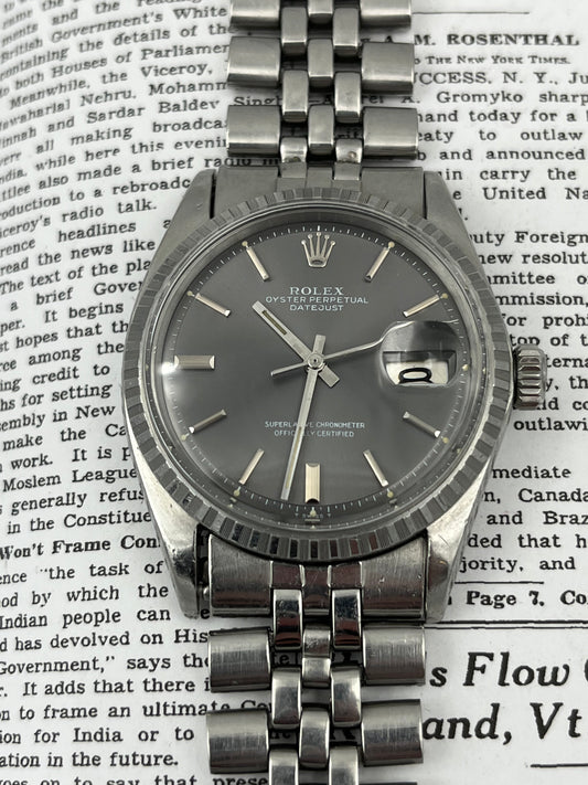 Rolex Datejust 1603 Grey Dial