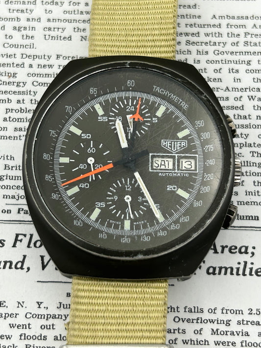 Heuer Olive Green Chronograph 510-501