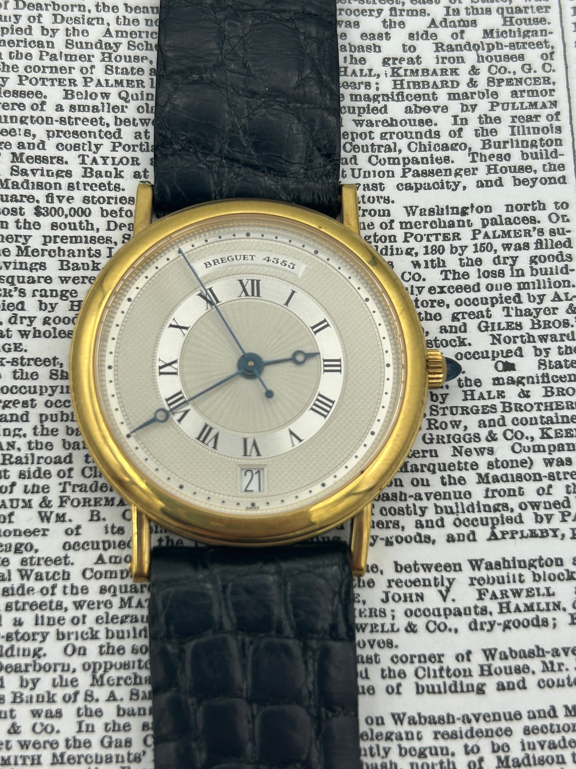 Breguet 18k Yellow Gold Ref 4353 Ref. 4353 Manhattan Watch Company