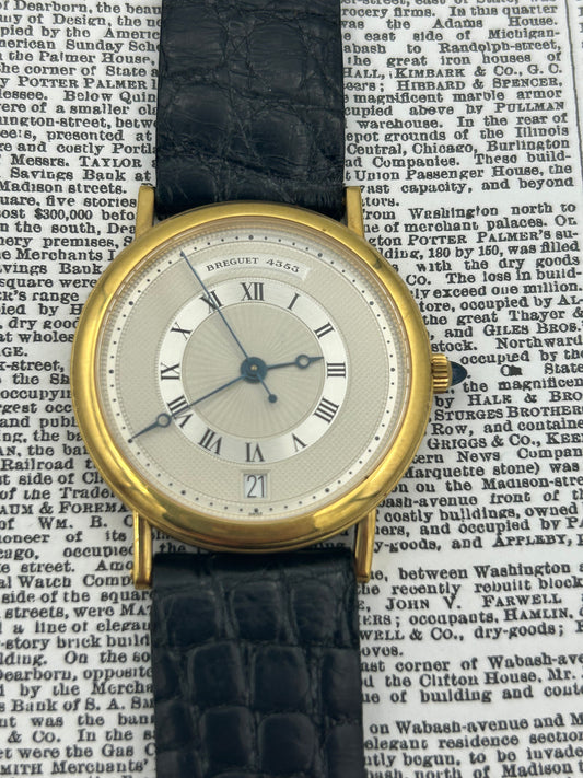 Breguet 18k Yellow Gold Ref 4353