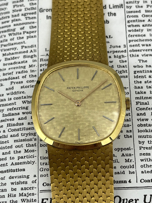 Patek Philippe 18k 35441 Ellipse Cushion