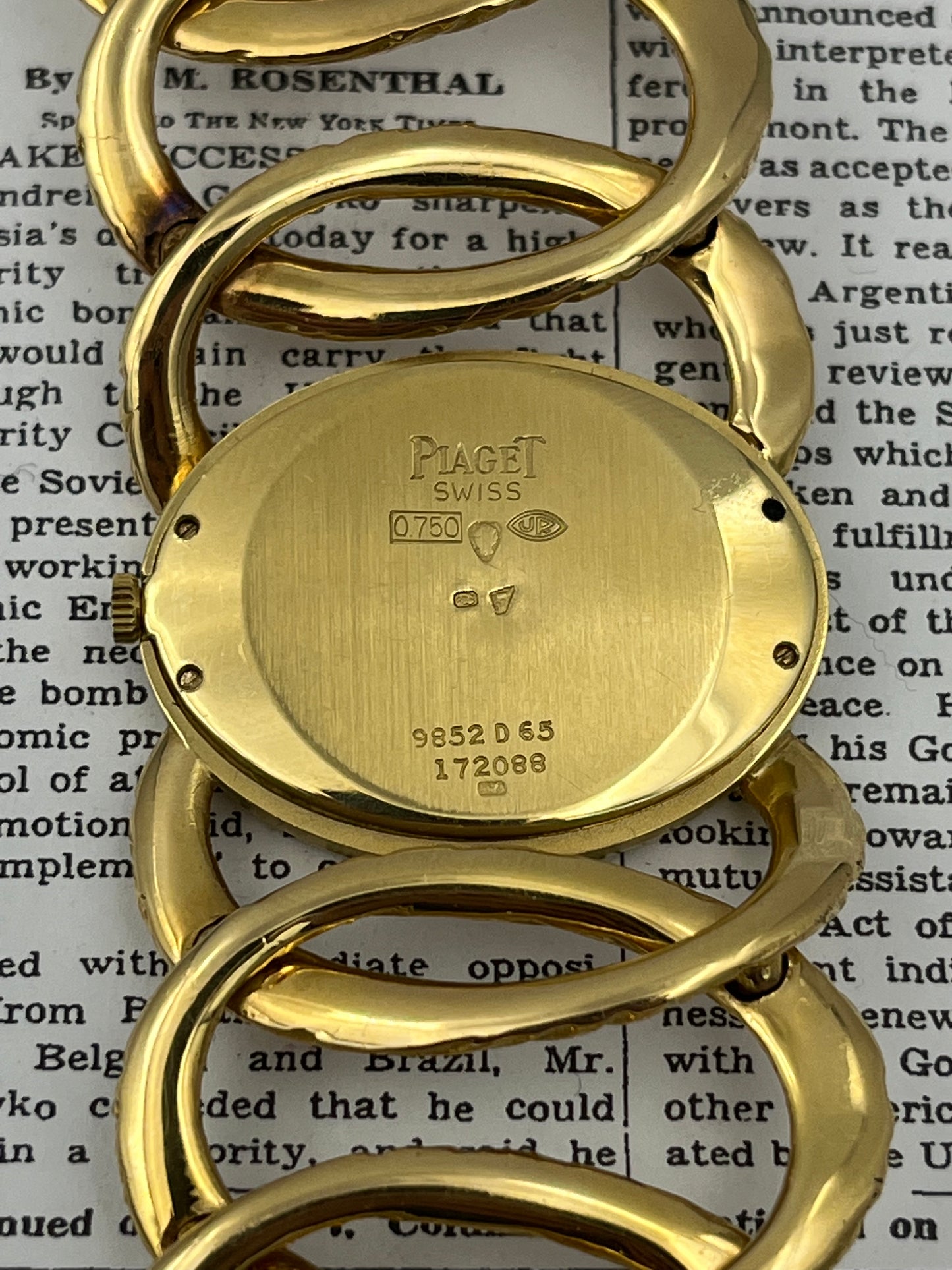 Piaget Lapis Dial Yellow Gold