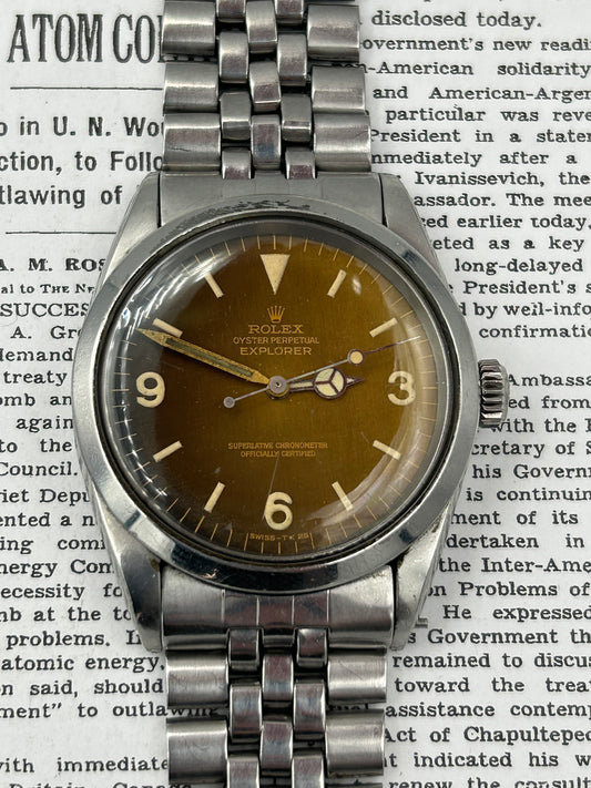 Rolex Explorer 1016 Tropical Dial 1965